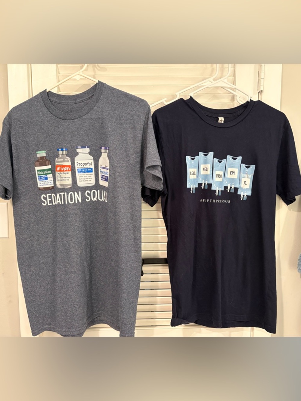 ICU tshirts funny side app. Medium